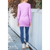 MEROKEETY Women’s 2026 Fall Lightweight Button Up Long Cardigan Sweater(Purple)