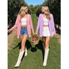 MEROKEETY Women’s 2026 Fall Lightweight Button Up Long Cardigan Sweater(Purple)