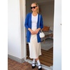 MEROKEETY Women’s 2026 Fall Lightweight Button Up Long Cardigan Sweater(Royal Blue)