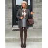 MEROKEETY Women’s Cable Knit Open Front Cardigan Sweaters Fall Outerwear(Charcoal)