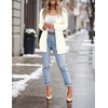 MEROKEETY Women’s Cable Knit Open Front Cardigan Sweaters Fall Outerwear(Cream)