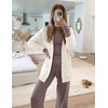 MEROKEETY Women’s Cable Knit Open Front Cardigan Sweaters Fall Outerwear(White)