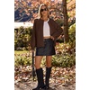 MEROKEETY Women’s Fall Long Sleeve Button Up Cardigan Sweater(Coffee)