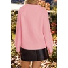 MEROKEETY Women’s Fall Long Sleeve Button Up Cardigan Sweater(Light Pink)