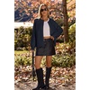 MEROKEETY Women’s Fall Long Sleeve Button Up Cardigan Sweater(Navy)