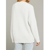 MEROKEETY Women’s Fall Trendy Oversized V Neck Cardigan Sweaters(Beige)