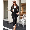MEROKEETY Women’s Fall Trendy Oversized V Neck Cardigan Sweaters(Black)
