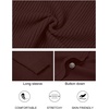 MEROKEETY Women’s Fall Trendy Oversized V Neck Cardigan Sweaters(Coffee)