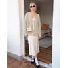 MEROKEETY Women’s Fall Trendy Oversized V Neck Cardigan Sweaters(Oatmeal)