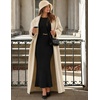MEROKEETY Women’s Fall Long Sleeve Bodycon Wear to Work Sweater Dress 2026(Black)