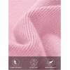 MEROKEETY Womens Off Shoulder Fall Long Sleeve Bodycon Mini Sweater Dress(Pink)